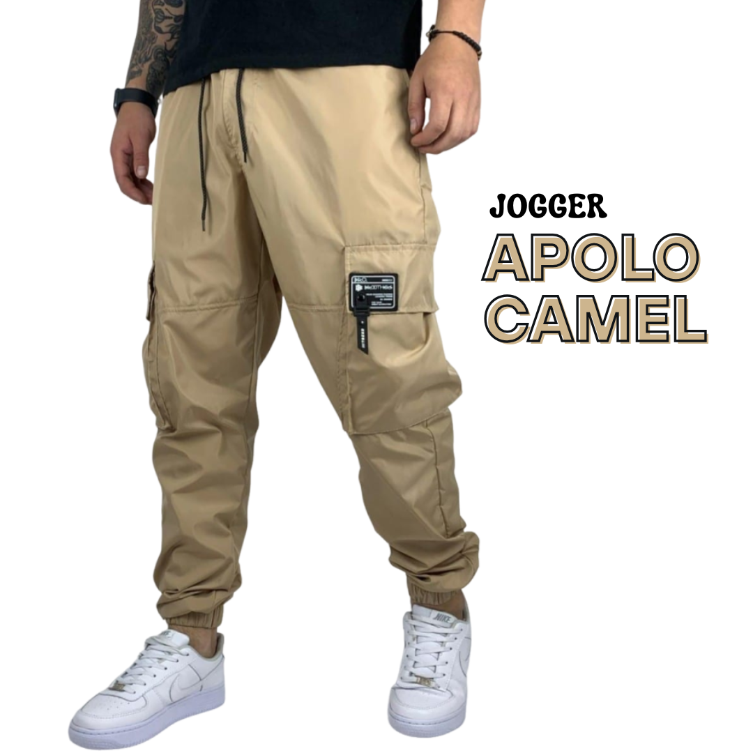 JOGGER CARGO APOLO en Tela Antifluido: Cómodo, Versátil y con Estilo