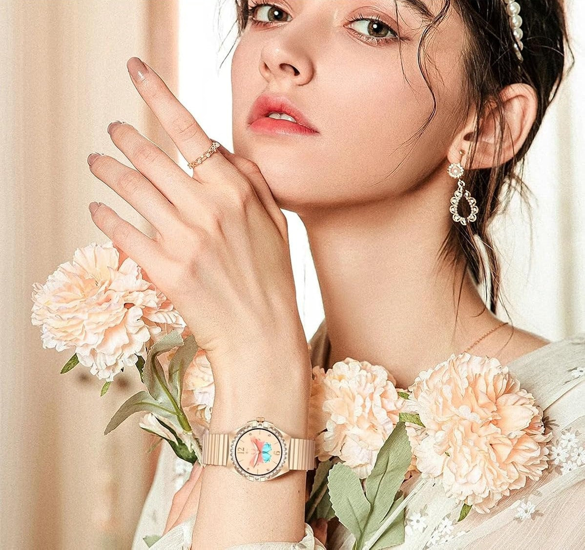 Smartwatch LG76 con pulseras intercambiables ¡El Reloj que combina Estilo y Tecnología! ✨