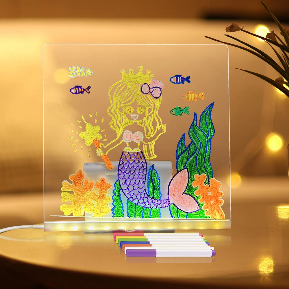 ✨ Pizarra Mágica de LED: Una experiencia creativa, iluminada y divertida
